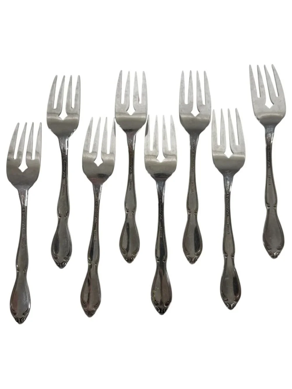 Oneida Strathmore Flatware Lot 36 Pieces Stainless Fork Spoon Hostess Royal York